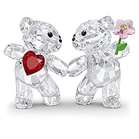 SWAROVSKI Kris Bears Lucky Charm Figurine, Clear Swarovski Crystal